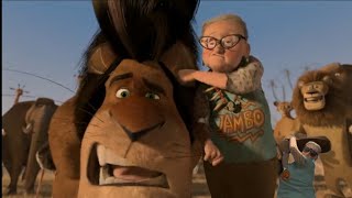Madagascar | Grandma 👵 Kicking Alex 🍑 and Fighting Scenes 💪 