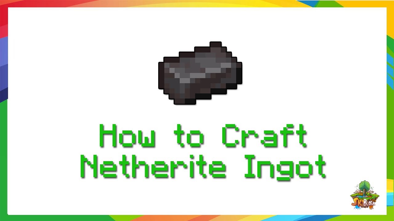 Minecraft 1 17 How To Craft Netherite Ingot 2021 Snapshot 20w20a Youtube
