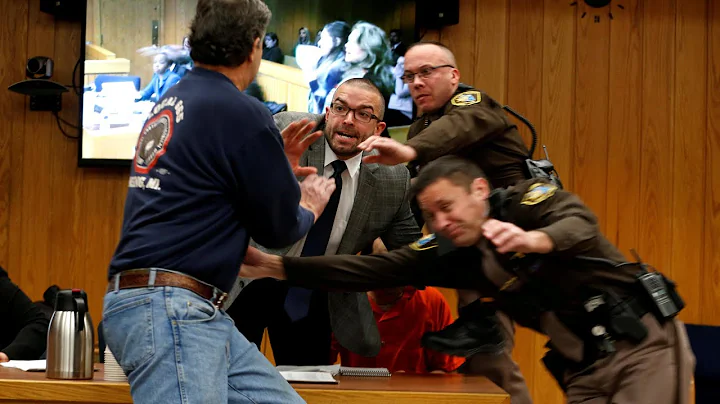 Larry Nassar: victim's father attempts attack in c...