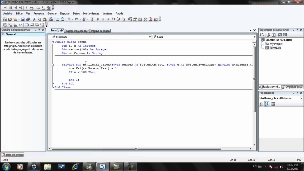 VECTOR ELEMENTO REPETIDO - YouTube