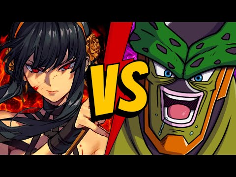 CELL ABSORBS YOR FORGER (DBZ x SPY X Family Comic Dub)