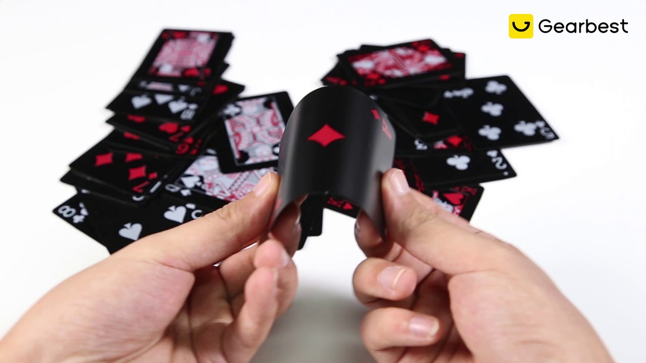 Creative Plastic Pvc Poker Waterproof Magic Playing Cards Table