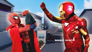 How to Make Iron Man VS Spider-Man Cosplay Video! The Sean Ward Show Studio Vlog