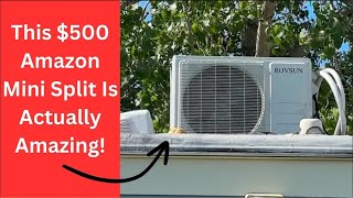 ROVSUN Mini Split Review  Upgrade Full Time RV Air Conditioning to Mini Split on a Budget!