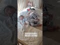 休日の双子が起きる前