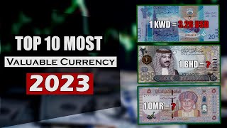 Top 10 Most Valuable Currency in the World - 2023