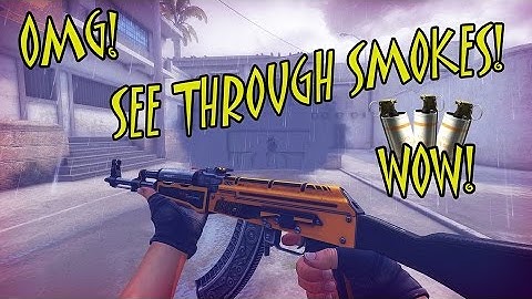 CS:GO - TRANSPARENT SMOKE BUG/GLITCH WORKING 2017! HOW TO SEE THROUGH SMOKES! [PATCHED]