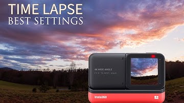 Insta360 ONE RS TIME LAPSE BEST SETTINGS Using the PHOTO MODE