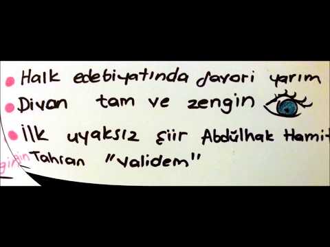 LYS EDEBİYAT KONU ANLATIMI