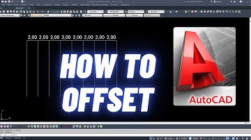 How To Offset In Autocad Map3D | AutoCad Tutorial