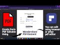 Create form pdf editable using wondershare pdf element