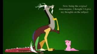 Discord-on-Draconequus OCs MLP Comic Reading