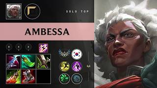 Ambessa Top vs Zaahen - KR Challenger Patch 26.08