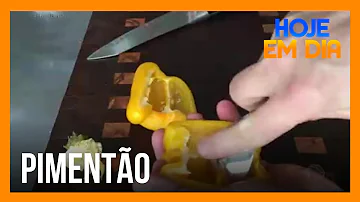 Porque o pimentão da azia?