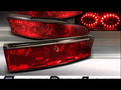 mitsubishi eclipse led tail lights - YouTube