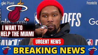 HELLO MIAMI! I AM ARRIVING! KEVIN DURANT CONFIRMS EXCHANGE! SHAKED THE NBA MARKET! MIAMI HEAT NEWS!