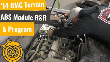 Replace and Program ABS Module on 2014 GMC Terrain | ABS Light & Code C056D