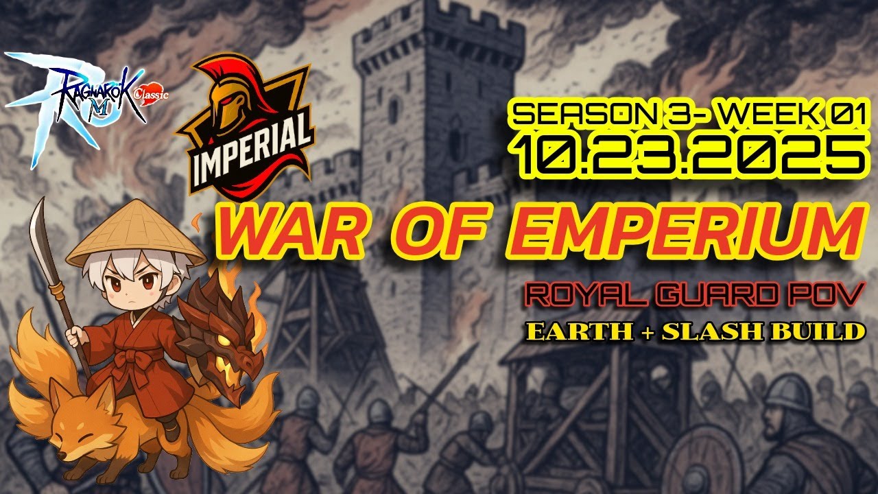 Ragnarok Mobile Classic: -IMPERIAL- Guild WOE 10.23.2025 - YouTube