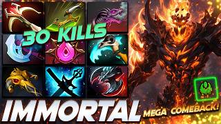 Shadow Fiend 30 Kills Mega Comeback - Dota 2 Pro Gameplay [watch & Learn]