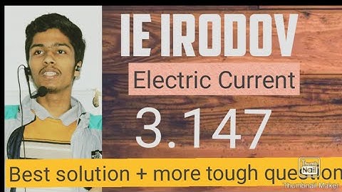 [3.147] IE IRODOV ELECTROMAGNETISM|JEE PHYSICS|OLYMPIAD