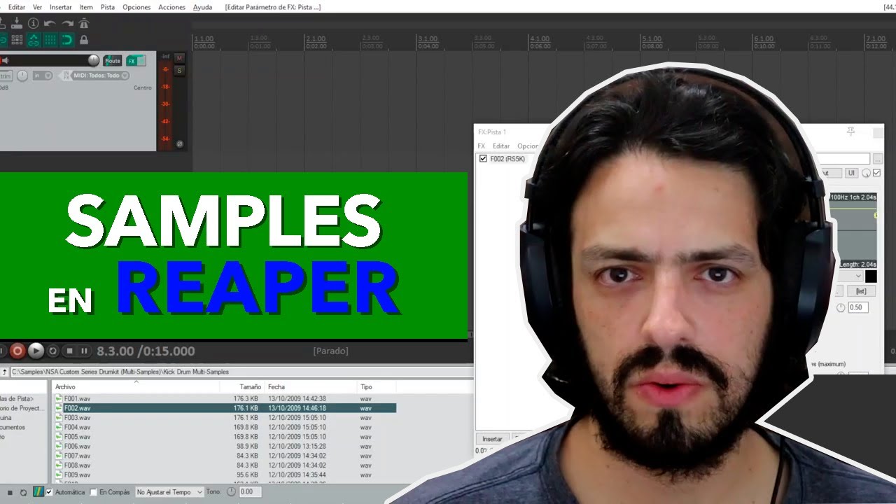 Cómo usar samples en REAPER YouTube