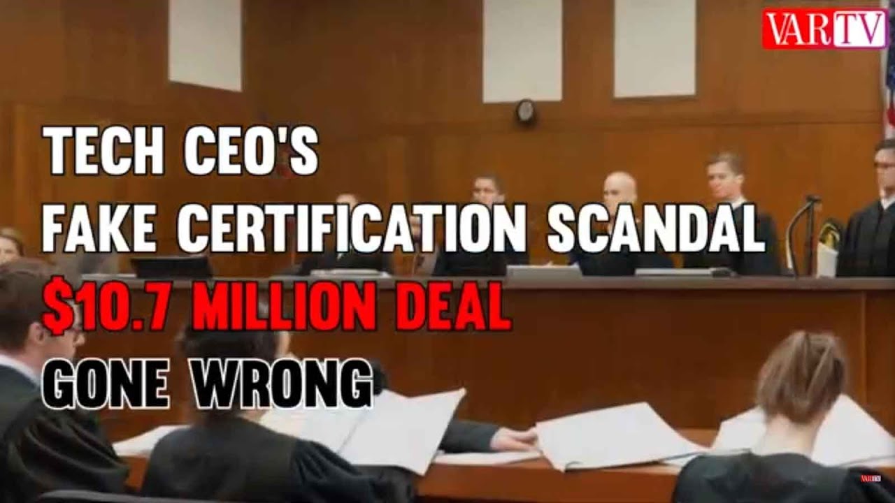 Tech CEO’s Fake Certification Scandal 10.7 Million Deal Gone Wrong