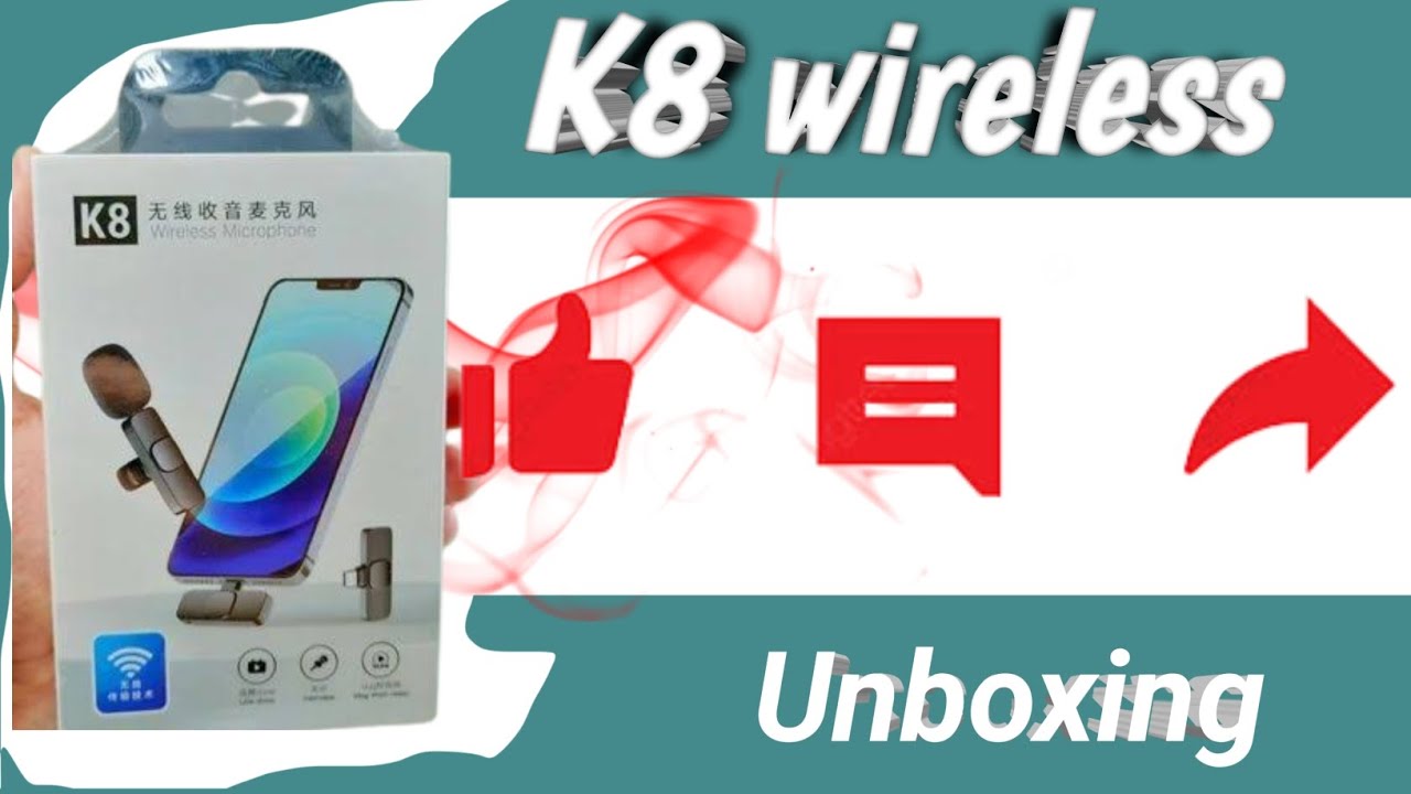 k8 wireless microphone। k8 wireless microphone how to use। YouTube