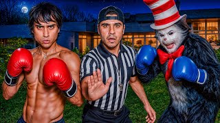 EVIL Cat In The Hat Challenged Us To A Boxing Match!