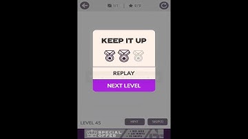 Slice It - Physics Puzzles Level 45. 3 Stars Walkthrough
