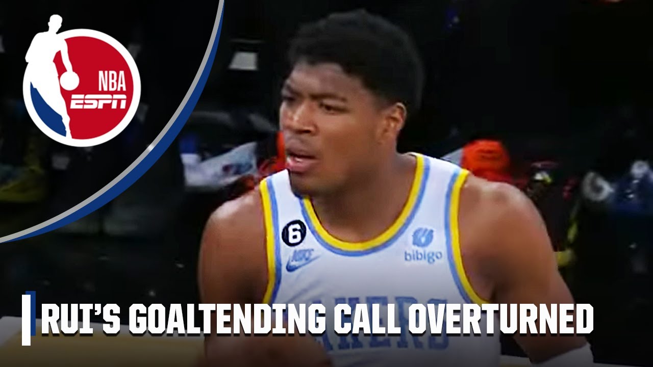 Rui Hachimura s OT Block Called For Goaltending Is Overturned NBA On ESPN YouTube