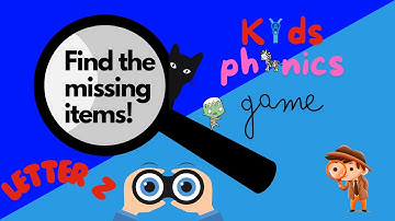 Phonics game for children| Letter Z sound objects| Find the hidden objects game|Z is for