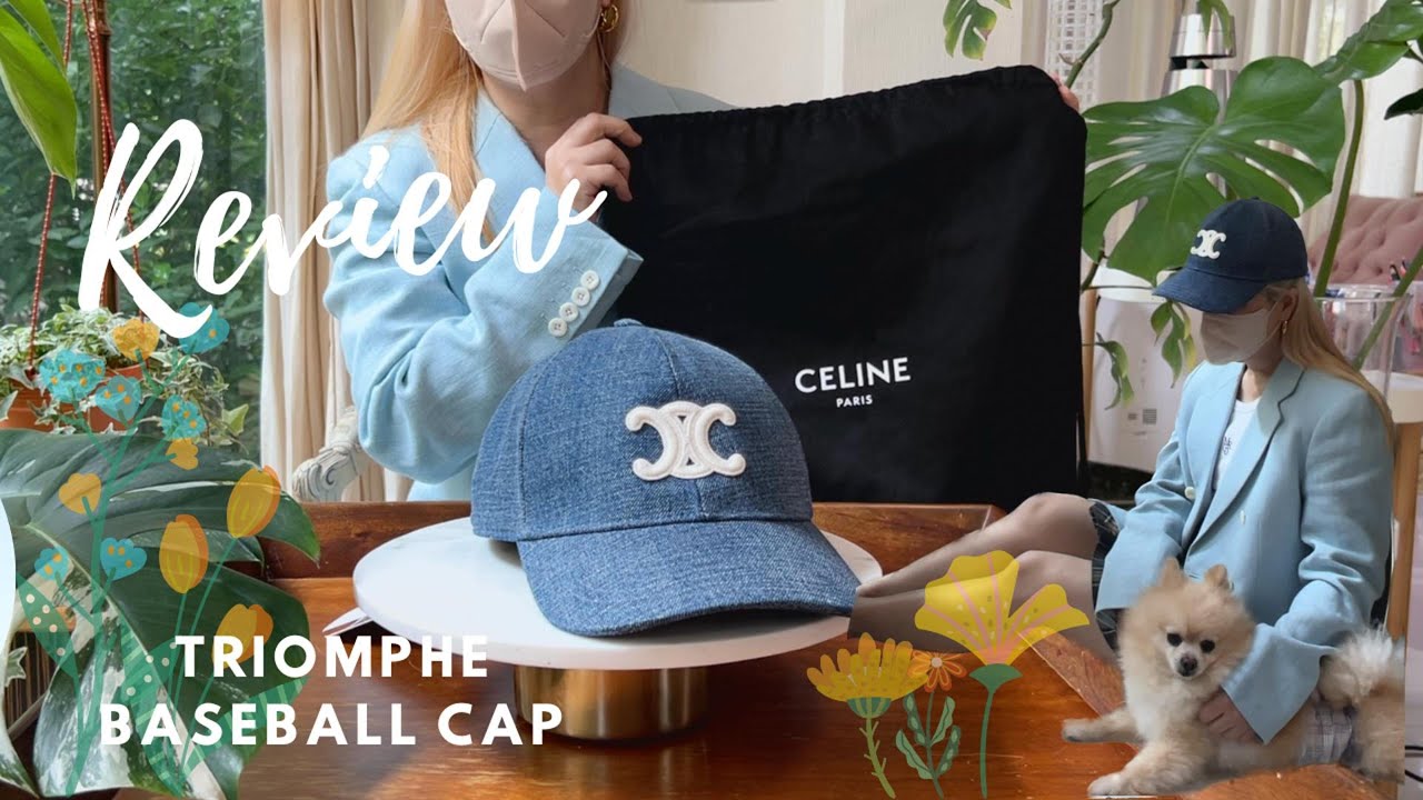 Celine Baseball Cap in Denim Unbox & Review!!! #Celine #Celinecap