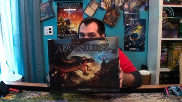 Unboxing Roll Player Adventures by Thunderworks Games