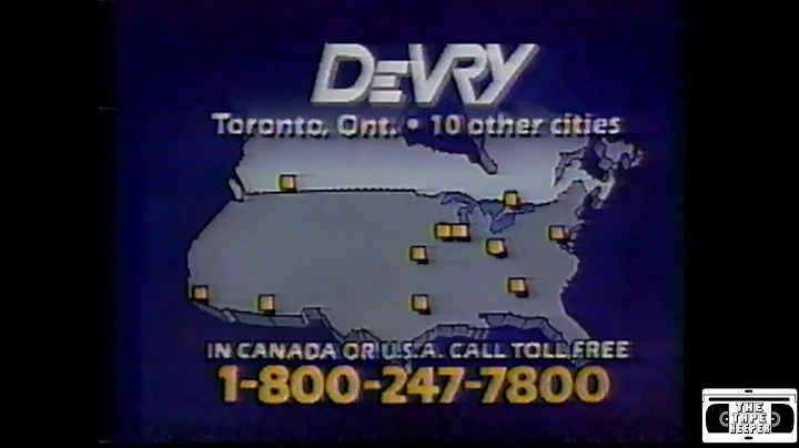 DeVry College Commercial - 1988