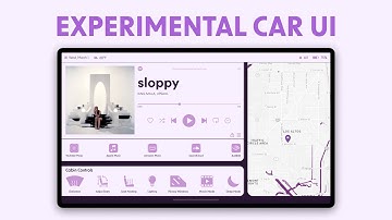 Experimental Autonomous Car UI Design