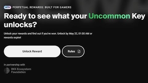 IMMUTABLE | Won $8.38 in week 2 of Perpetual Rewards