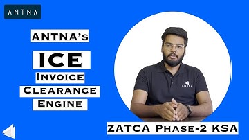 ZATCA E-Invoicing | zatca الفاتورة الإلكترونية | E-Invoice Clearance Engine | ANTNA #einvoice
