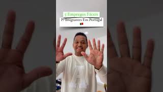 Os 5 empregos mais fáceis para recém chegado em #portugal #moraremportugal #imigrantebrasileiro 🇵🇹
