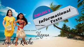 English 3 Quarter 3 week 4 l Informational Texts l Melc-Based l Rutch TV