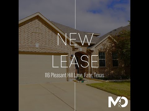 116 Pleasant Hill Lane, Fate, TX home video tour