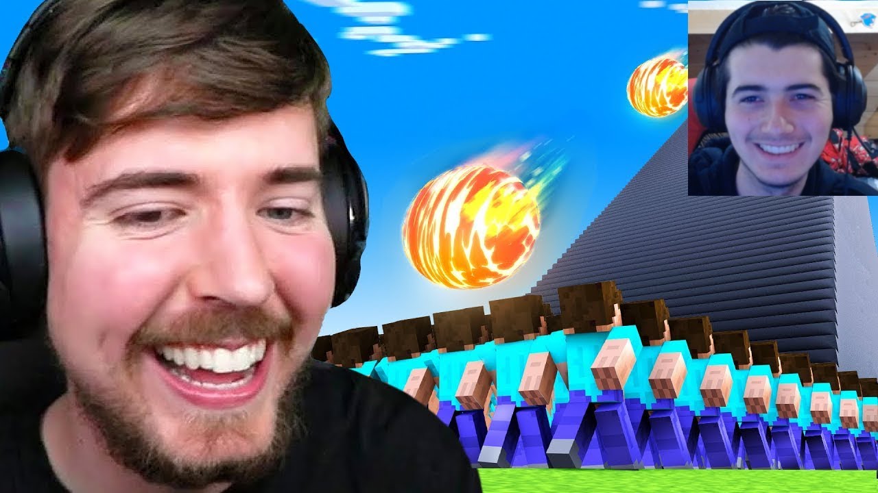 Minecraft Veteran Reacts To Mrbeast Gaming World's Largest Challenge!
