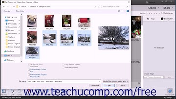 Photoshop Elements 2018 Tutorial Importing Photos from Files and Folders Adobe Training