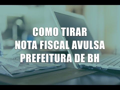Como Emitir Nota Fiscal Avulsa Para MEI Prefeitura de Belo Horizonte