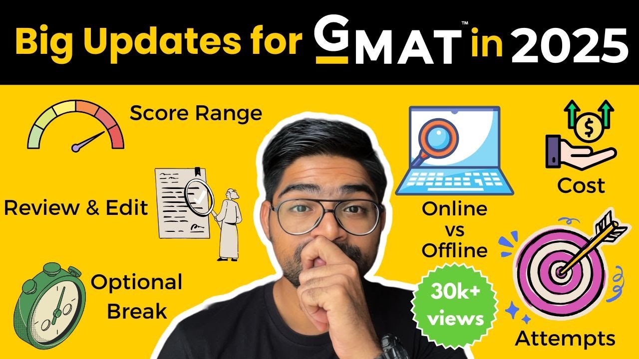 All about GMAT 2025 Explained in 8 minutes | Changes and Updates for GMAT in 2025 | Pratik Joshi