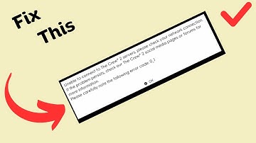 How to Fix “Unable to connect to the Crew 2 servers”