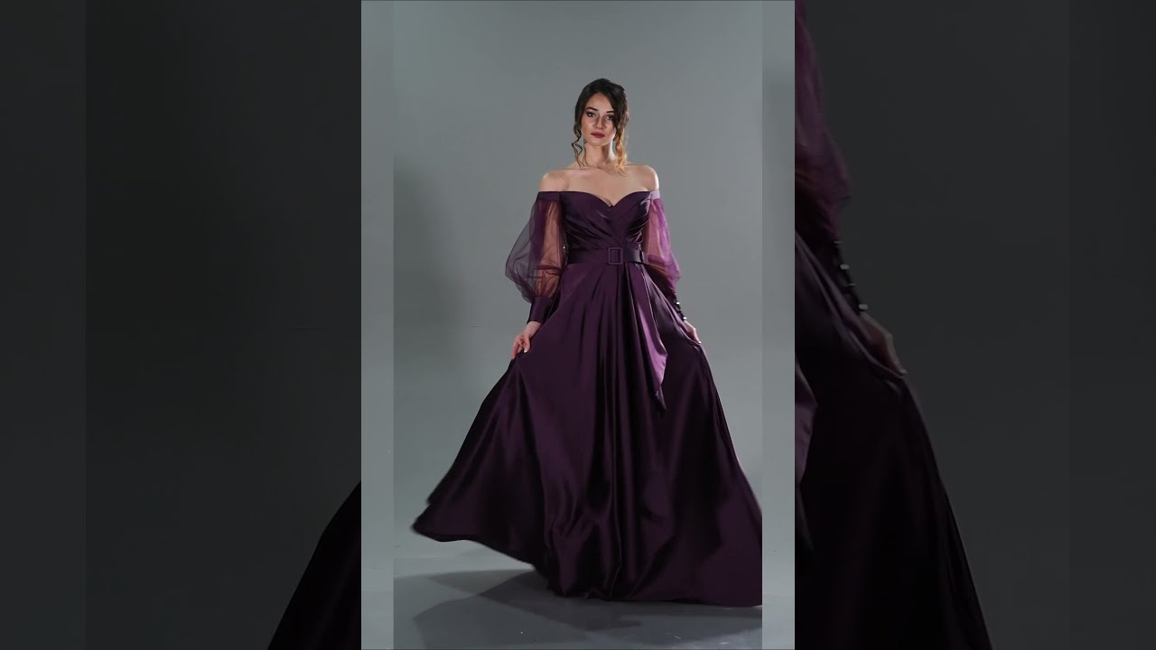 Robe De Soirée Violette Taille UK 8 (EUR 36) - Marque Untold - Occasion Très Bon État