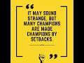 Bounce Back Motivation