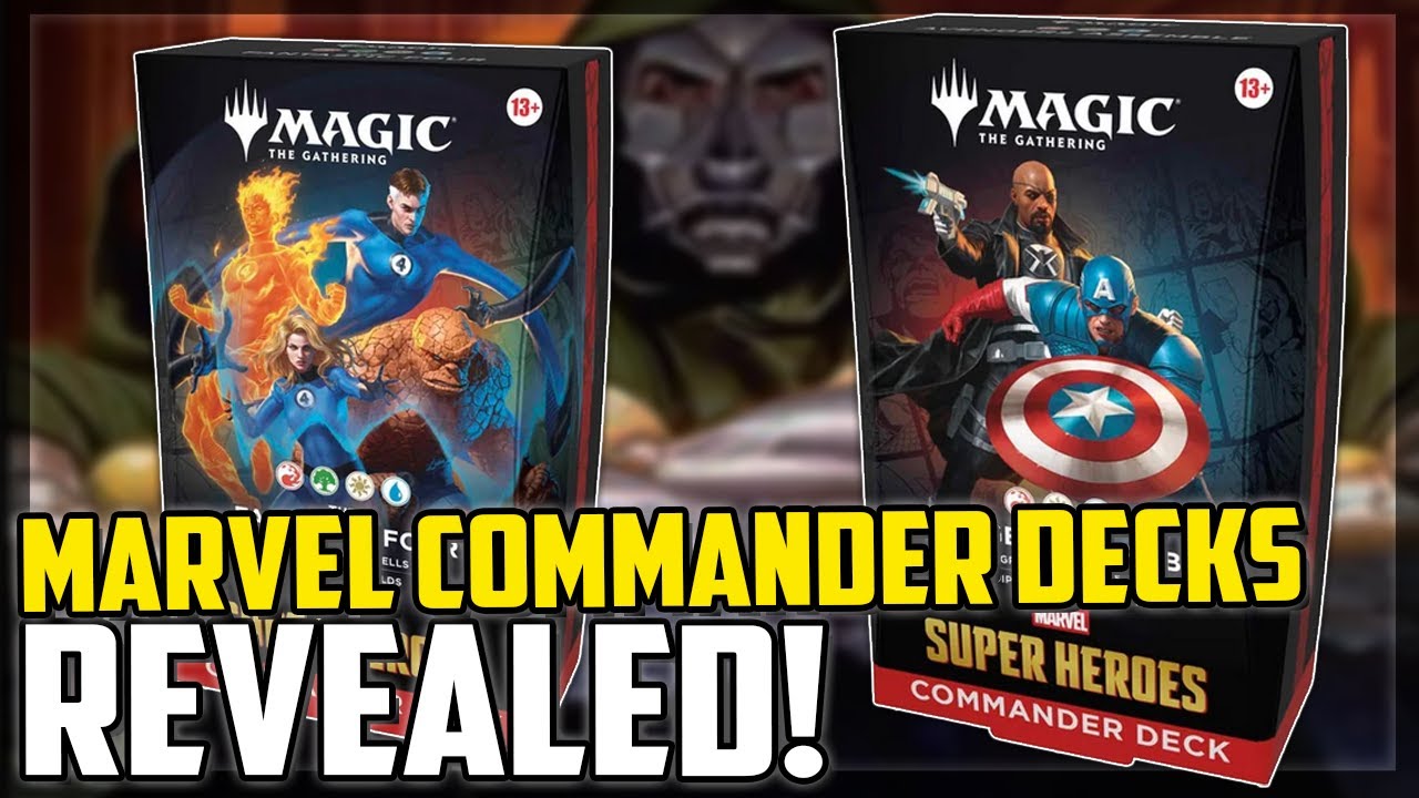 Marvel Precons Revealed! FOUR New Commander Decks Coming!