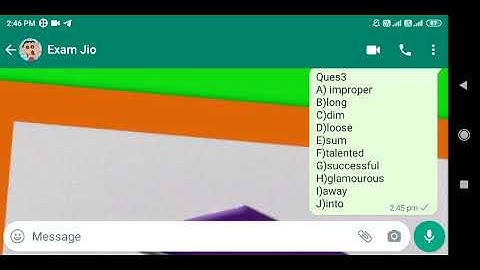 Du sol 3rd semester English-C, English Proficiency Answer Question.3