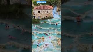 Cae Del Mulino Health Spa In Italy The Main Thermal Waterfalls Are The Cae Del Mulino